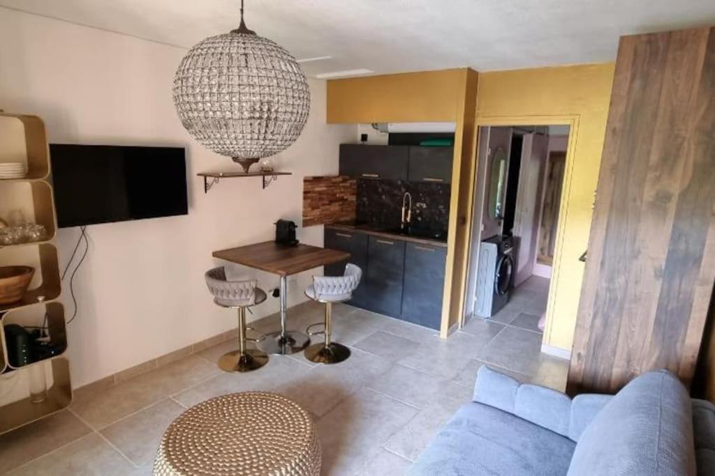 Beau Studio, Moderne, Au Calme Avec Piscine Et Parking Prive Dans Arboree Appartement *